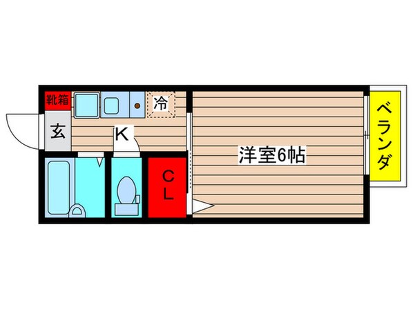 スターコーポ堤の物件間取画像